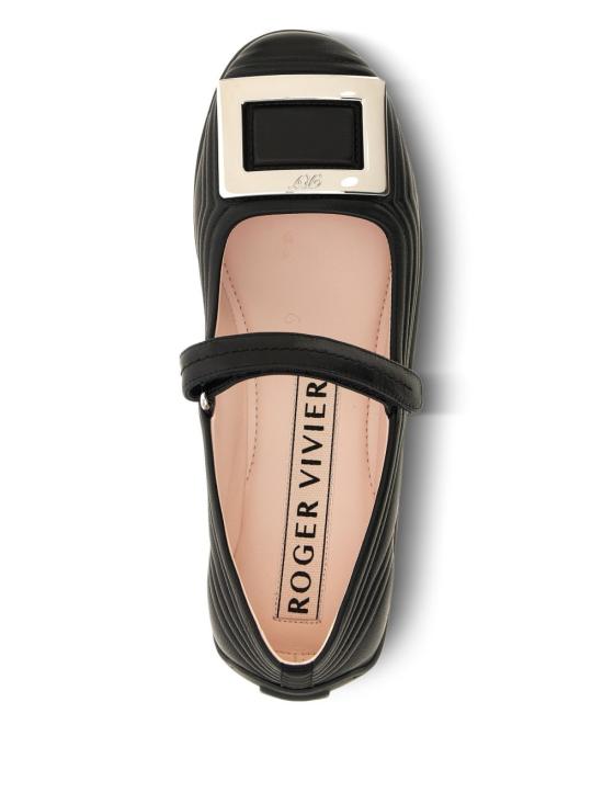 25FW 로저비비에 플랫 슈즈 RVW79343360 91TB999 Black - ROGER VIVIER