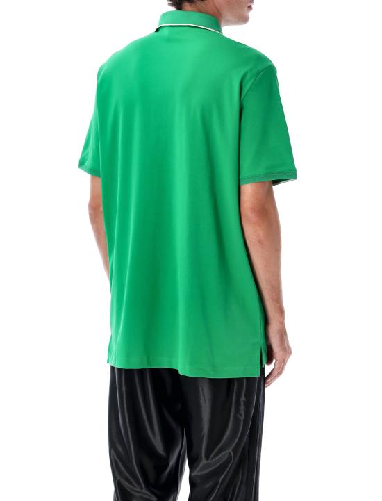 25FW 아디다스 트위스트 니트 트레포일 폴로 셔츠 JH3860 GREEN Verde - ADIDAS