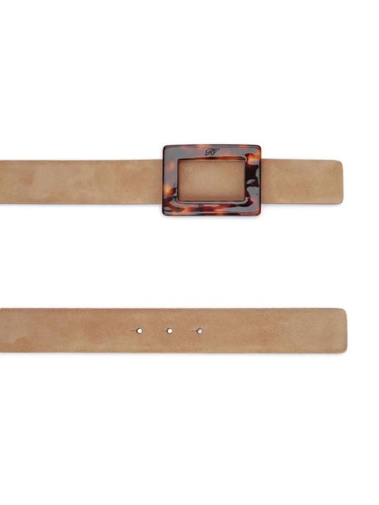 25FW 로저비비에 벨트 RCWC0348101 HR0S812 Marrone chiaro - ROGER VIVIER