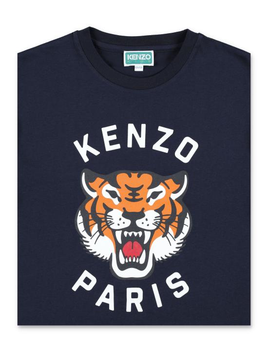 25FW [키즈] 겐조 티셔츠 K61505 845 Blu - KENZO