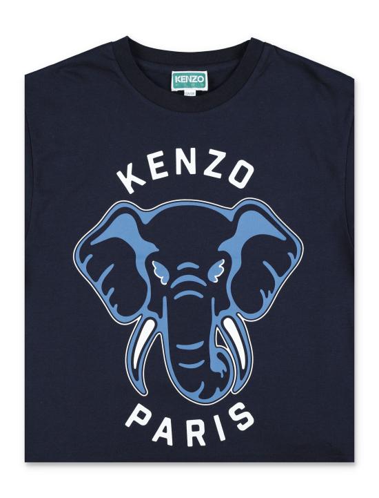 25FW [키즈] 겐조 티셔츠 K61446 845 Blu - KENZO