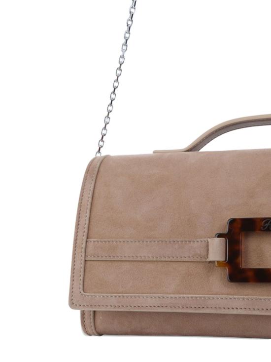 25FW 로저비비에 클러치/파우치 RBWAORC0200 UMGS812 Marrone chiaro - ROGER VIVIER