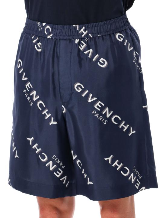 25FW 지방시 숏팬츠 BM51MT1673 410 Blu - GIVENCHY