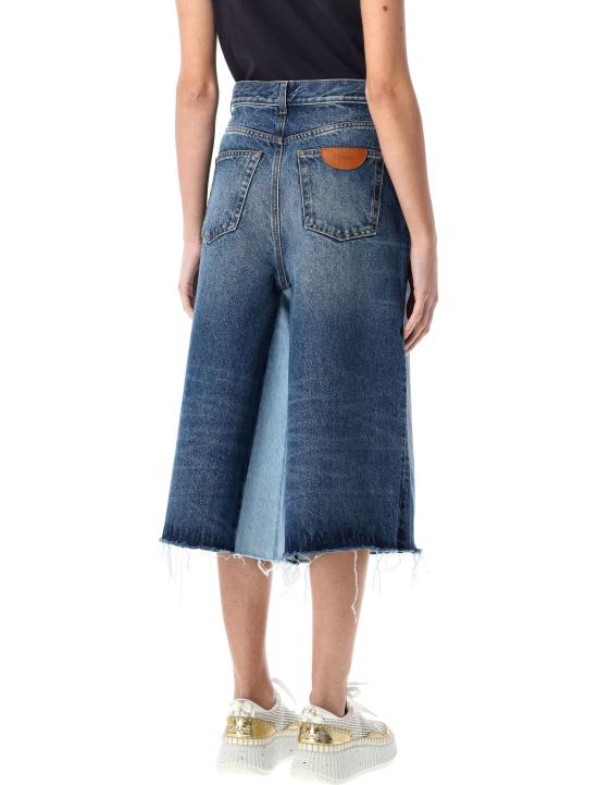 25SS 끌로에 숏팬츠 CH25SDS02158 476 DARK NIGHT BLUE - CHLOE