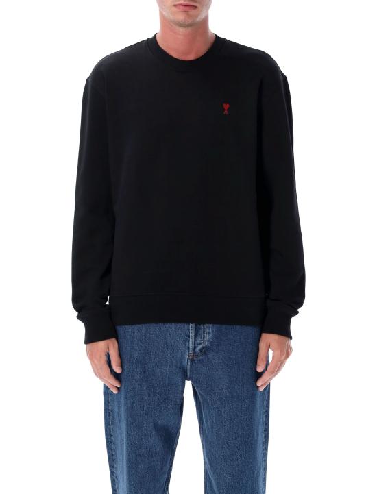 26FW 아미 스몰 하트 로고 스웨트셔츠 BFUSW035730 001 - AMI