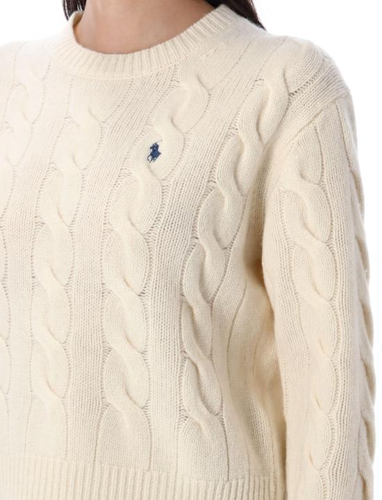 25FW 폴로 랄프로렌 스웨터 211A91216 002 AUTHENTIC CREAM - POLO RALPH LAUREN