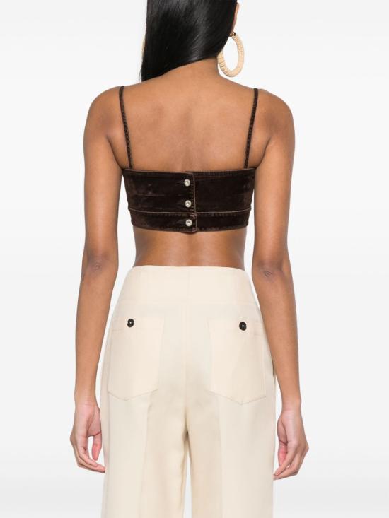  로에베 민소매 티셔츠 S540Y12X01 3440 Brown - LOEWE