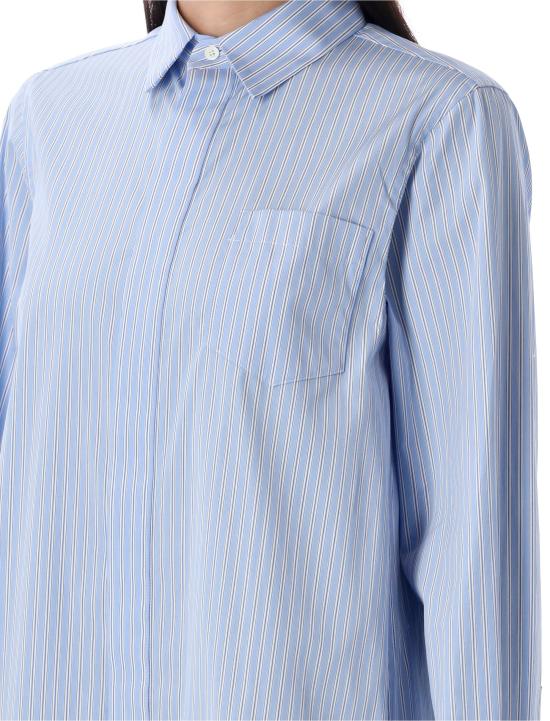 25FW 사카이 미디 원피스 25 08004 458 LIGHTBLUE STRIPE - SACAI