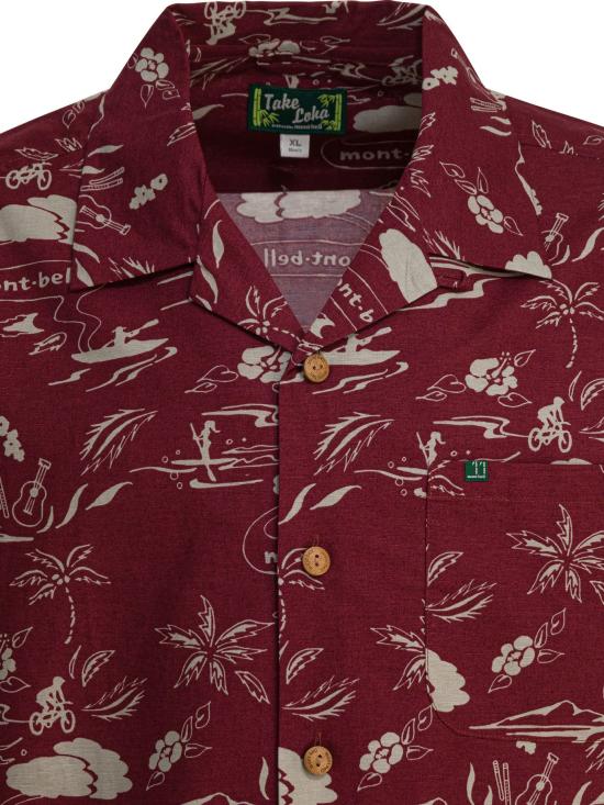 25FW 몽벨 셔츠 2104584TAKELOHAMSISLAND3 - MONTBELL