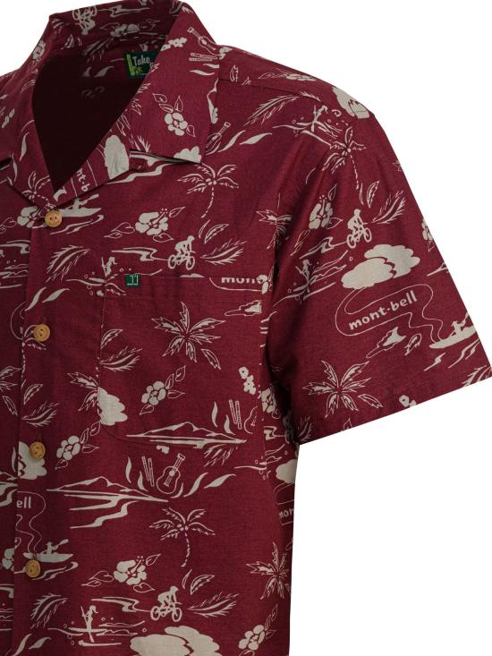 25FW 몽벨 셔츠 2104584TAKELOHAMSISLAND3 - MONTBELL