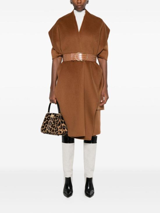 25FW 엘리자베타프랜치 코트 CP67D56E2 EC1 Brown - ELISABETTA FRANCHI