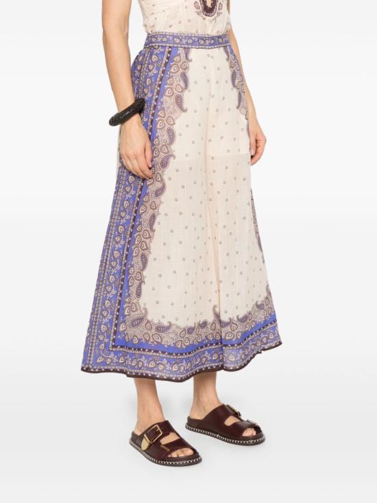 25SS 짐머만 스트레이트 팬츠 1760PRS254 PPSLY Purple - ZIMMERMANN