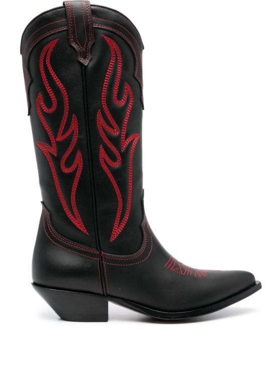  소노라 부츠 SANTAFE35 CALFBLACK Black