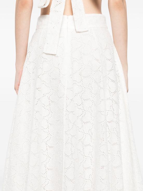 25SS 짐머만 미디 스커트 2540SR251 IVO White - ZIMMERMANN