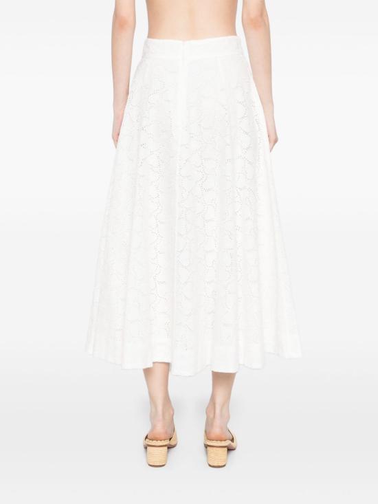 25SS 짐머만 미디 스커트 2540SR251 IVO White - ZIMMERMANN