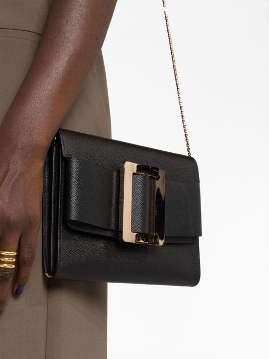  보위 클러치/파우치 BUCKLETRAVELCASEEPSOM CS CSDBLACK Black - BOYY