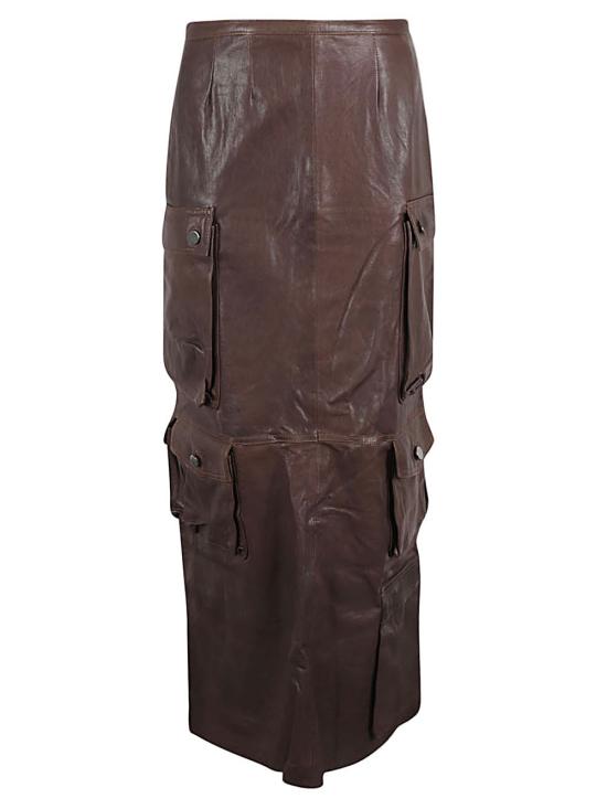  페르마스 클럽 미디 스커트 CARGOSKIRT COFEE Brown - FERMAS.CLUB