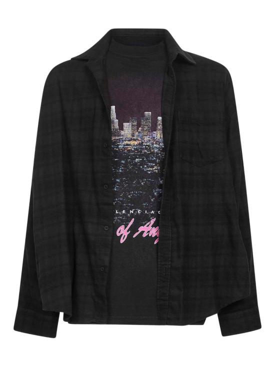 25FW 발렌시아가 셔츠 839196 TSM301852 Black