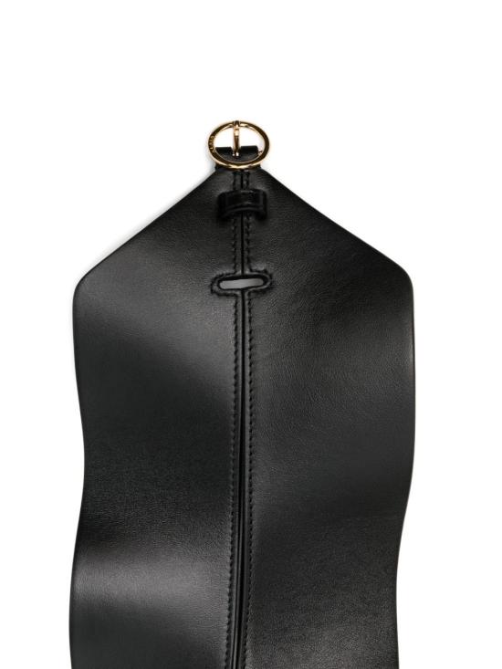 25FW 알라이아 벨트 AA1C331GCA332 999 Black - ALAIA