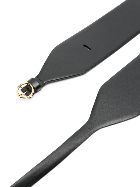 25FW 알라이아 와이드 벨트 AA1C331MCA332 999 Black - ALAIA