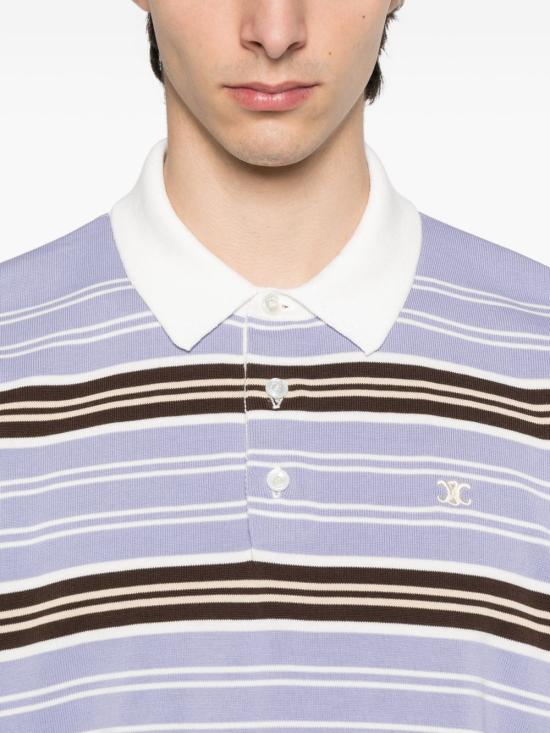 25FW 셀린느 폴로 티셔츠 RY0HV886Z GBT9 Lilac - CELINE