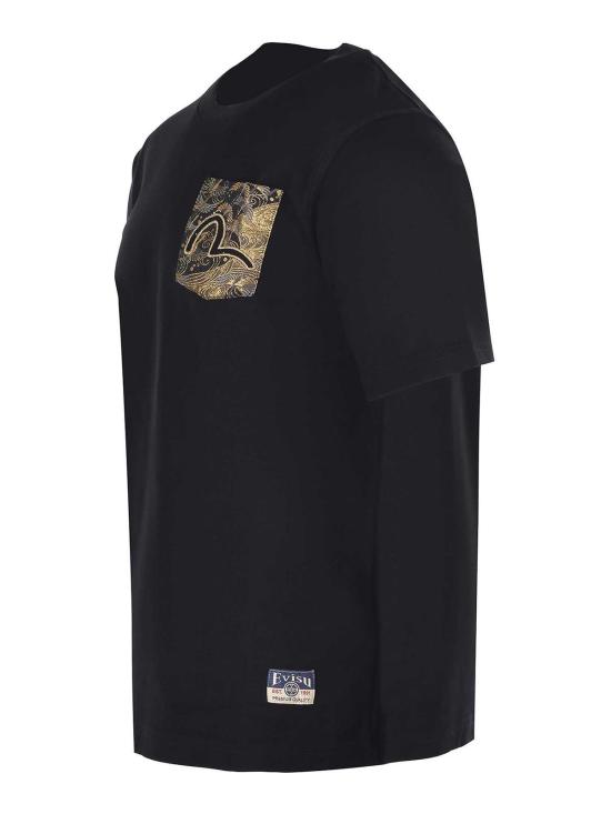  에비수 반팔 티셔츠 TS7067BLACK Black - EVISU