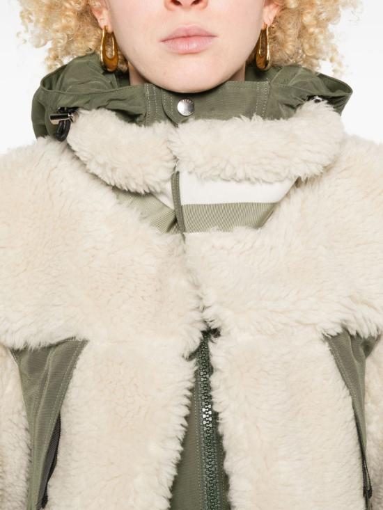 25FW 사카이 무스탕 25 08076 063 Beige - SACAI