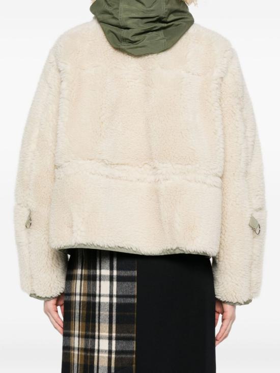 25FW 사카이 무스탕 25 08076 063 Beige - SACAI