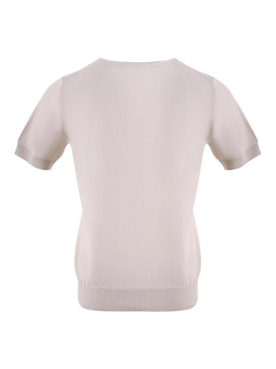 25SS 파올로페코라 반팔 티셔츠 A009F1001342 Beige - PAOLO PECORA