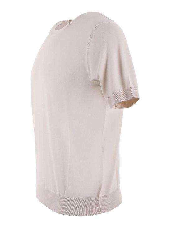 25SS 파올로페코라 반팔 티셔츠 A009F1001342 Beige - PAOLO PECORA
