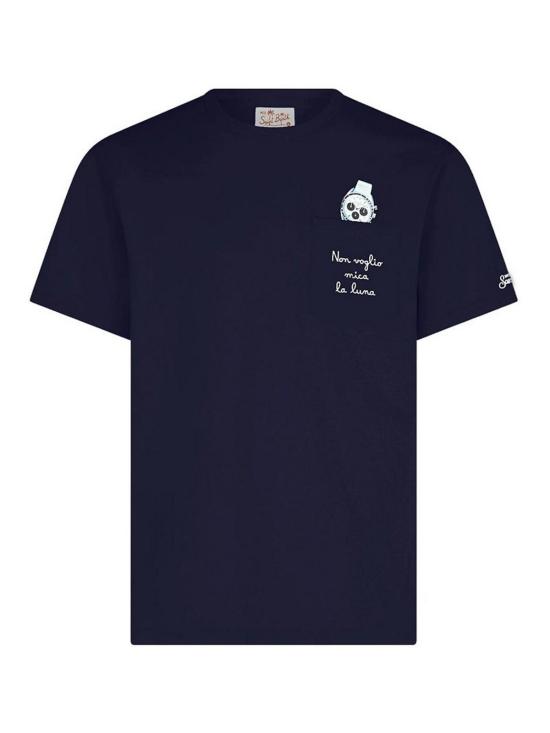 25SS 세인트바쓰 반팔 티셔츠 AUS000100039H Blue