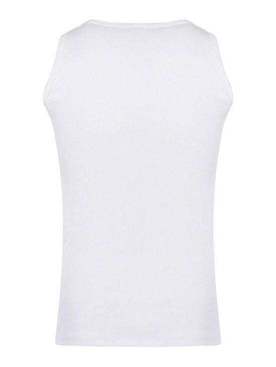  지씨디에스 민소매 티셔츠 A2OU2809JA210 White - GCDS