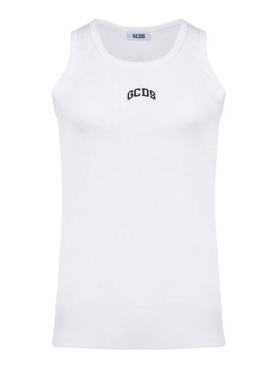  지씨디에스 민소매 티셔츠 A2OU2809JA210 White