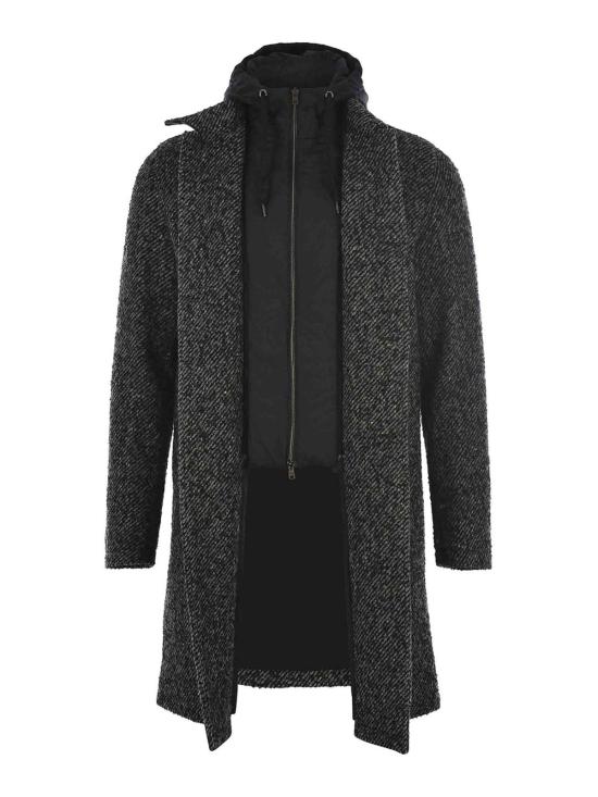  에르노 숏팬츠 CA000201126629493 Black - HERNO