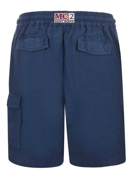 25SS 세인트바쓰 숏팬츠 MRE000200338H Blue - MC2 SAINT BARTH