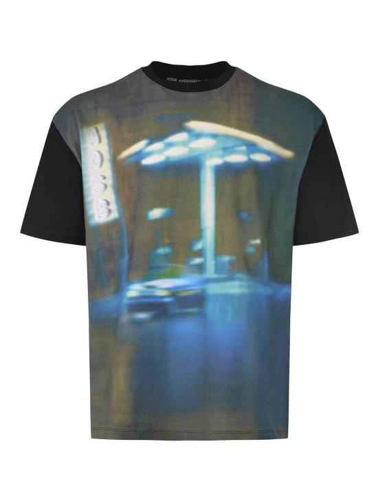 25SS 앤더슨벨 반팔 티셔츠 ATB1289MBLACK Black