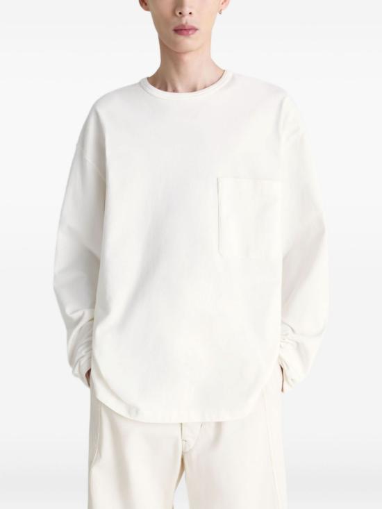 25FW 르메르 반팔 티셔츠 TO1466 LJ1038048 White - LEMAIRE