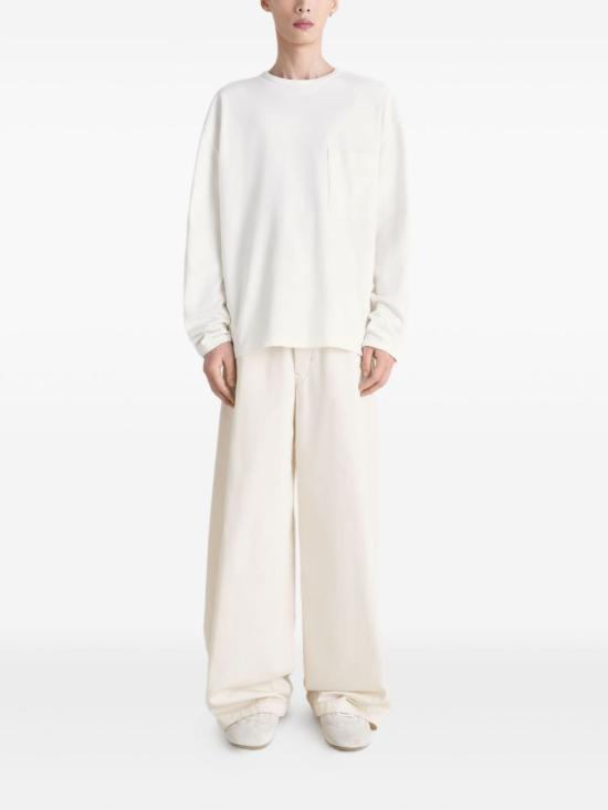 25FW 르메르 반팔 티셔츠 TO1466 LJ1038048 White - LEMAIRE