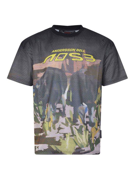 25SS 앤더슨벨 반팔 티셔츠 ATB1288MBROWNMUL Multicolour