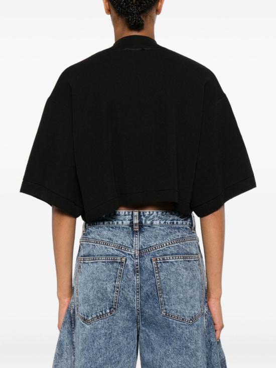 25FW 알라이아 민소매 티셔츠 AA9H1232K083B 995 Black - ALAIA