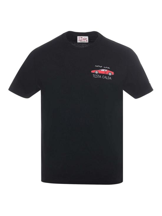 25SS 세인트바쓰 반팔 티셔츠 TSHM00104992H Black