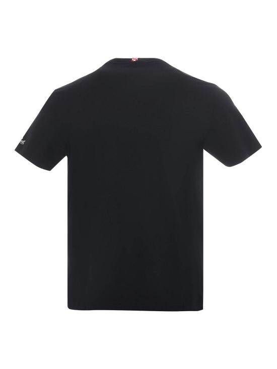 25SS 세인트바쓰 반팔 티셔츠 TSHM00104992H Black - MC2 SAINT BARTH