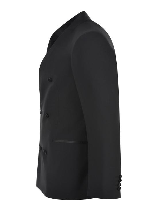 25FW 엠포리오 아르마니 수트 자켓 EM000599TE10404UC001 Black - EMPORIO ARMANI