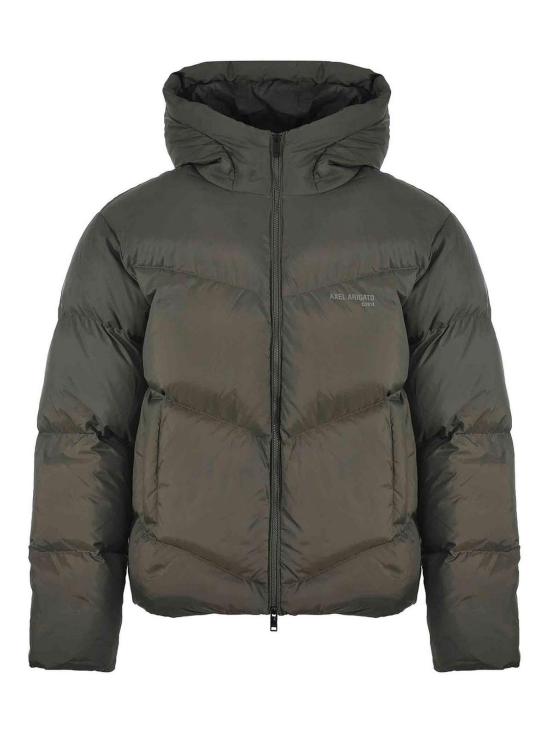 25FW 악셀 아리가토 숏패딩 A2403001DARKGREY Green