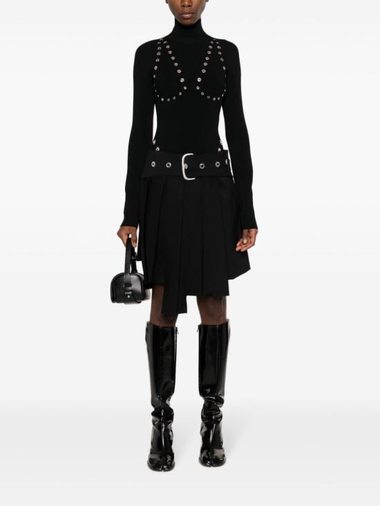  오프화이트 터틀넥 OWHF049F23KNI001 1000 Black - OFF WHITE