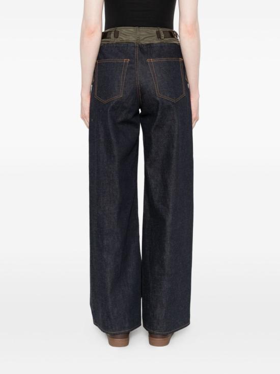 25FW 사카이 데님 팬츠 25 07965 489 Blue - SACAI