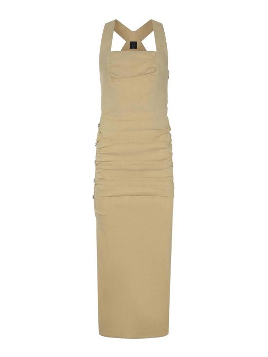 26SS 핑코 미디 스커트 104827A0IMC23 Light Yellow