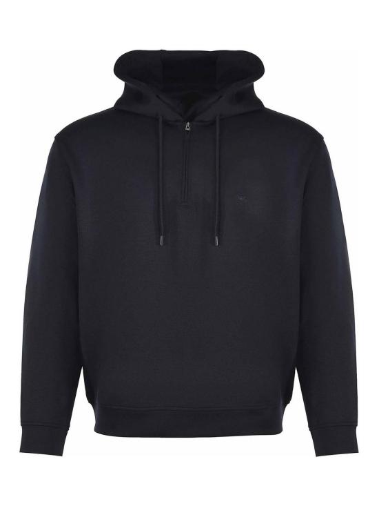 25FW 엠포리오 아르마니 후드 티셔츠 6D1MC91JHQZ0920 Blue