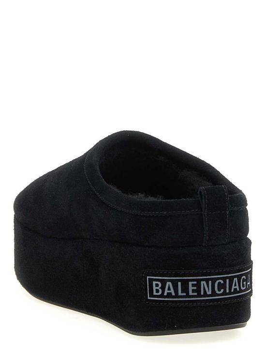 26SS 발렌시아가 알래스카 소프트 플랫폼 뮬 825258WBFC11000 Black - BALENCIAGA