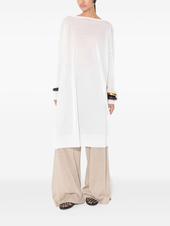 25FW 알라이아 비치용품 AA9R2712K090B 000 White - ALAIA